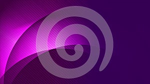 Purple glowing neon waves with minimal lines abstract motion background