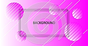 Purple gradation circle background color