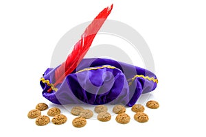 Purple hat of Zwarte Piet
