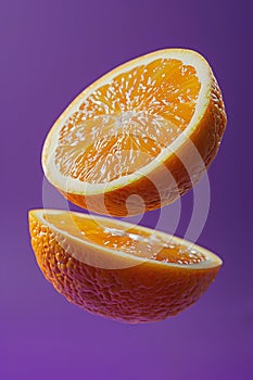 Purple Haze and Citrus Elegance - AI Generated