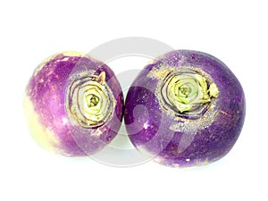 Purple headed turnips