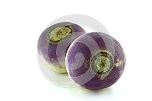 Purple headed turnips