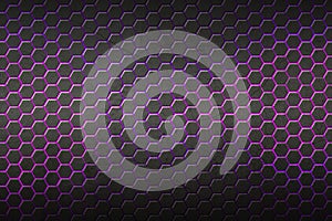 Purple hexagon background and texture
