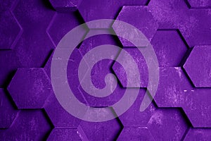 Purple Hexagon Background Texture