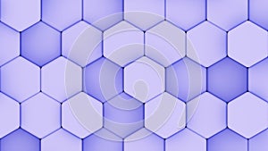 Purple hexagons geometric background, minimal honeycomb pattern wallpaper