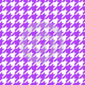 Purple hounds tooth