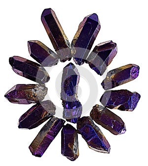 Purple Hued Crystals