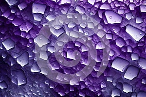 Purple ice macro texture