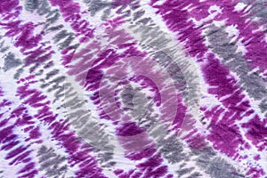 Purple Japanese Style Shibori Tie Dye Design