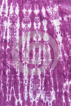 Purple Japanese Style Shibori Tie Dye Design photo