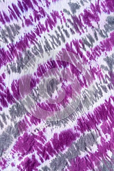 Purple Japanese Style Shibori Tie Dye Design