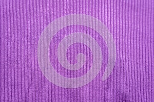 Purple knit fabric texture vertical lines background