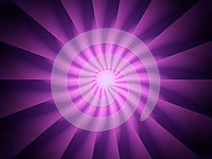 Purple Light Rays Spiral Twirl