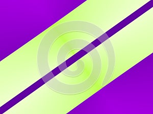 Purple and lime green parallels