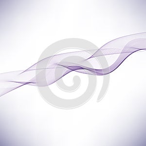 Purple line vector background curve gradient colour with white space for text.