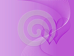 Purple love background