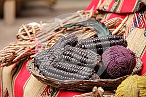 Purple Maize use as Natural Dyes photo
