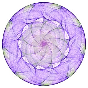 Purple mandala