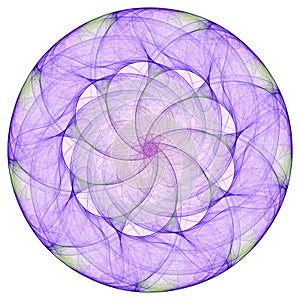 Purple mandala