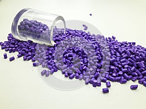 purple masterbatch granules