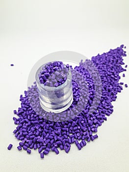 purple masterbatch granules