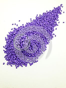 purple masterbatch granules