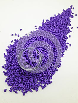 purple masterbatch granules