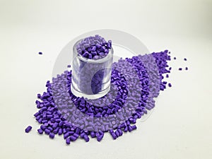 purple masterbatch granules