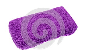 Purple microfiber sponge