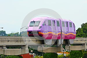 Purple monorail