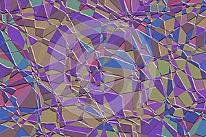 Purple mosaic