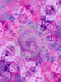 Purple Mosaic Squares Texture