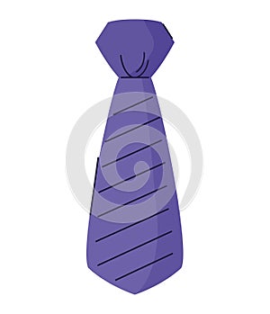 Purple necktie icon