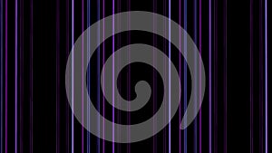 Purple neon lines motion with blinks. Looped animation. Striped background.