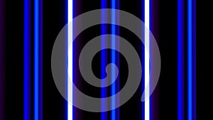 Purple neon lines motion with blinks. Looped animation. Striped background.