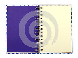 Purple notebook