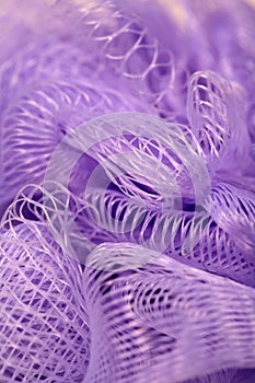 Purple nylon net photo