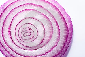 Purple onion slice pattern