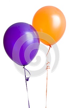 Purple and Orange Balloon