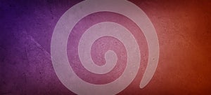 Purple orange textured concrete