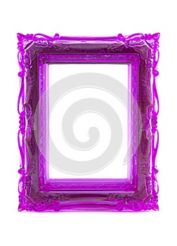 Purple ornament frame