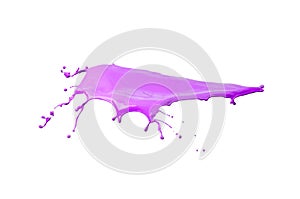 Purple paint splash