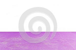 Purple paper backdrop on white Isolate background