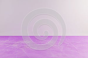 Purple paper backdrop on white Isolate background