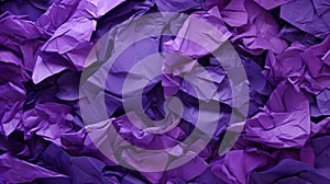 Purple Paper Collage: Dramatic Colors And Deconstructed Pop Art