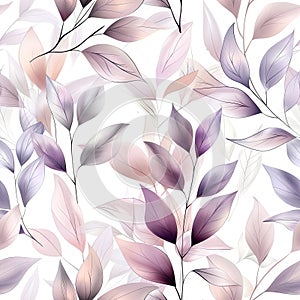 Purple Patch of Vibrantly Colored Leaves in Shades of Purple, Pink, and White photo