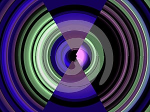 Purple pink blue circular lines abstract background