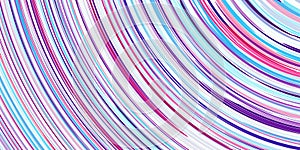 Purple pink blue color arc bow surface. Amazing multicolor arch backdrop. Awesome colorful rounding pattern. Abstract school