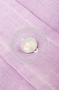 Purple Pink Casual Men Shirt Button