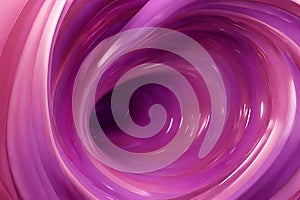 purple and pink rubbery colored translucent organic Tunnel pop abstract